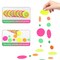 110feet UV Round Dot Paper Neon Garland Neon Streamers Black Light Neon Decorations for Dark Glow Party UV Reactive Neon Party Favors Glow in The Dark Party Supplies Wedding Birthday Banner Decoration